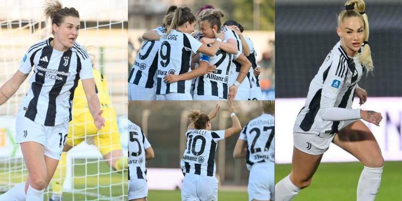 Girelli a segno nel giorno di Del Piero: Juve Women, 3 a 0 al Milan e primato