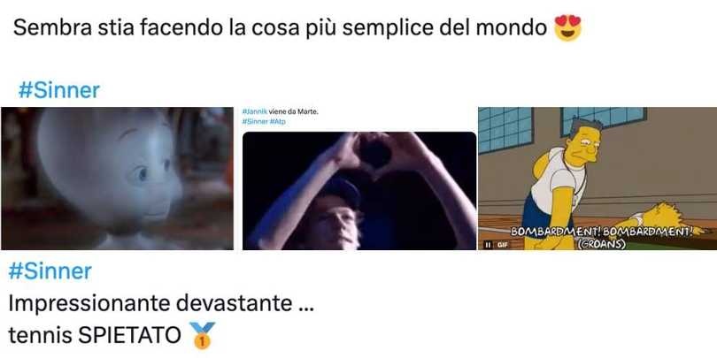 Tutti pazzi per Sinner, tifosi in delirio sui social: "È devastante"