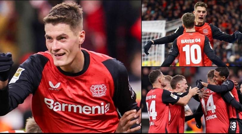Schick decolla, ringrazia Arthur e tripletta super con il Leverkusen!