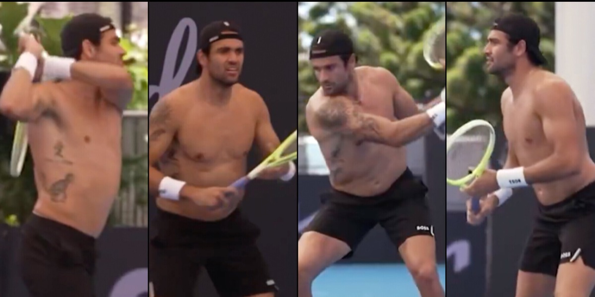 Berrettini a Brisbane è già una star: si presenta così. "Voglio il meglio"
