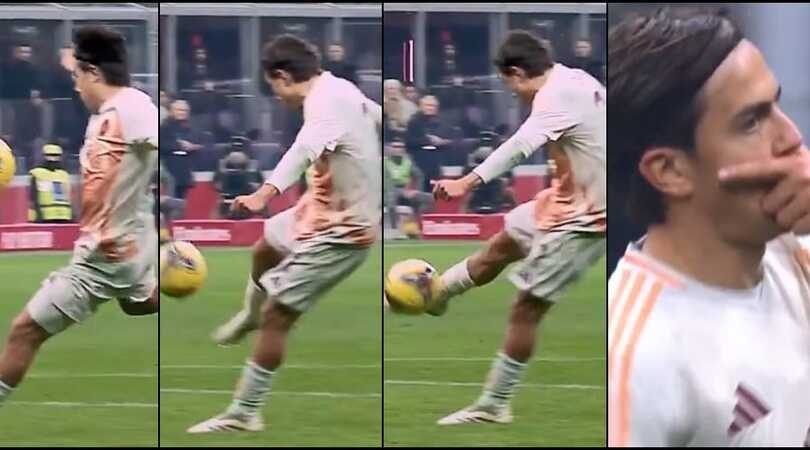 Dybala, luce a San Siro: lo strepitoso gol di destro al volo contro il Milan