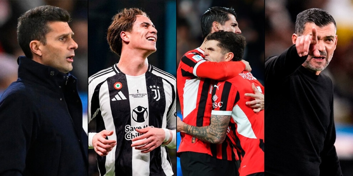 Milan in finale, alla Juve non basta Yildiz: Conceicao stende Motta