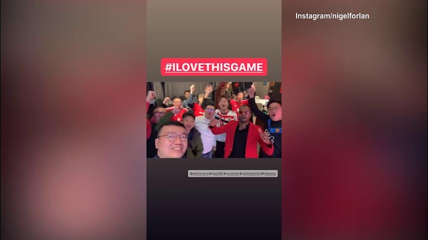 Evra a Hong Kong per tifare Manchester United