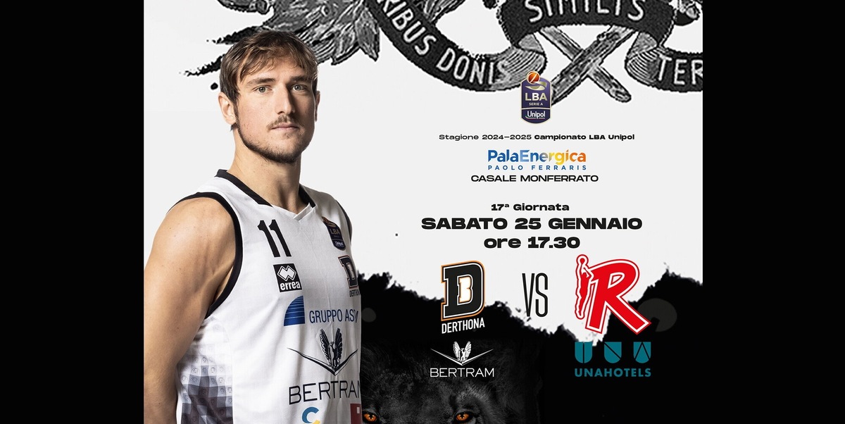 Bertram Derthona: in vendita da domani i biglietti per il match casalingo contro la UNAHOTELS Reggio Emilia