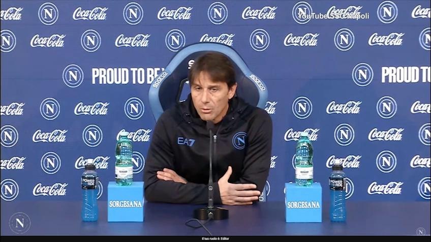 Conte: "È un Napoli diverso rispetto a due anni fa"
