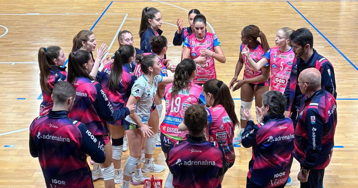 Igor Agil Volley sconfitta da Viscontini Milano