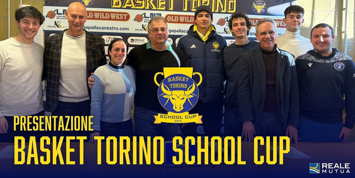 Reale Mutua Torino lancia la “Basket Torino School Cup”. La 1ª edizione al via dal 14 Febbraio