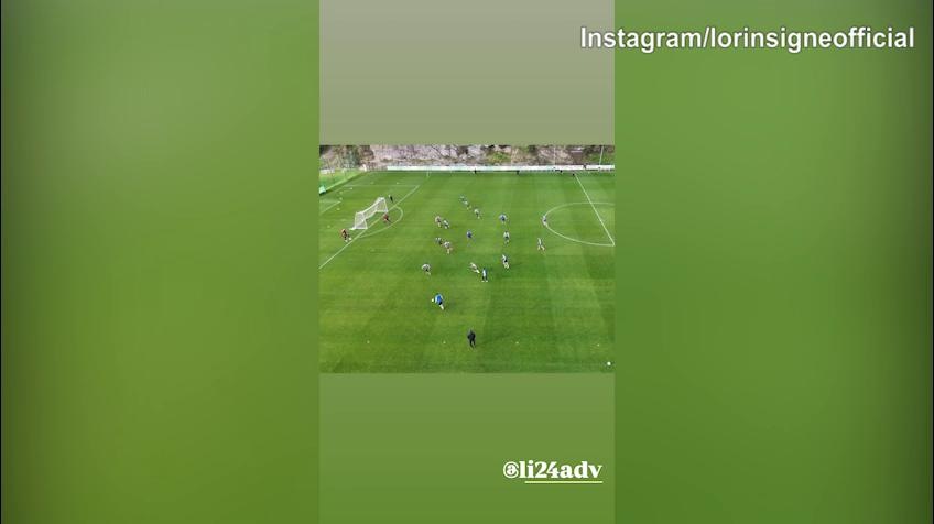 Insigne, altra magia in allenamento: il gol a giro è una delizia!
