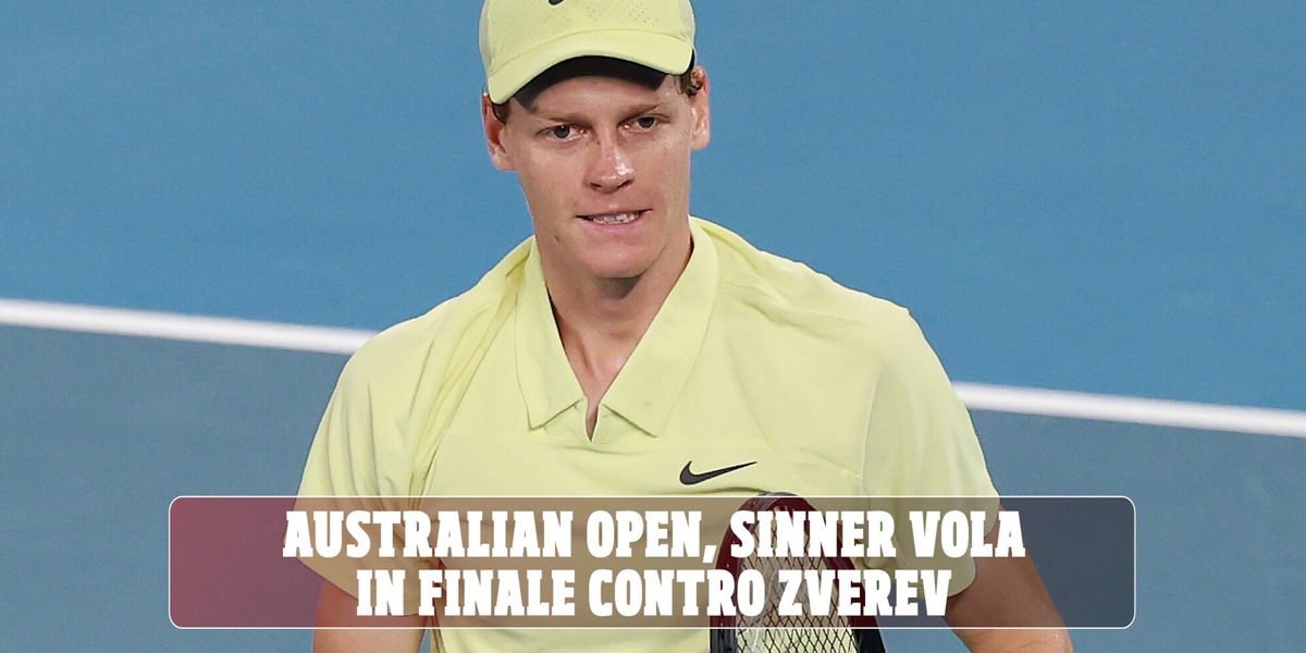 Sinner sfiderà Zverev in finale agli Australian Open