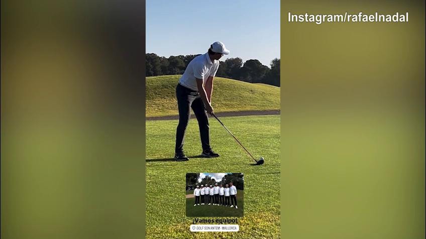Nadal, domenica di relax con la passione per il Golf