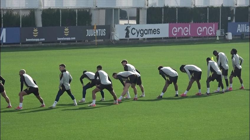 Allenamento Juventus, non c'è Cambiaso