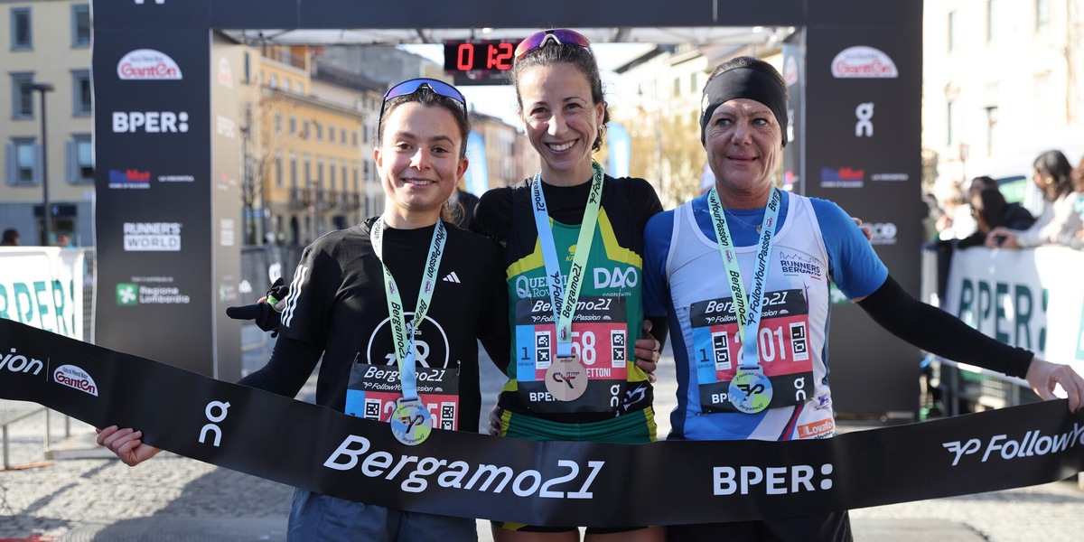 Bergamo21, che festa. Night Trail, 10k e la mezza maratona
