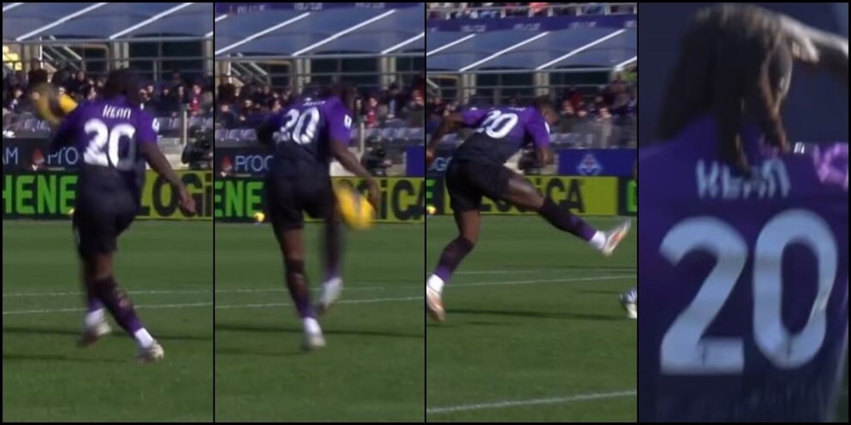 Kean, magia senza senso: il gol al volo contro il Genoa è un capolavoro