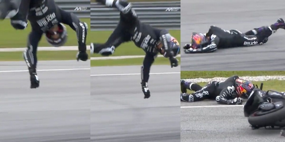 Martin, violento incidente a Sepang: mano e piede fratturati, verrà operato
