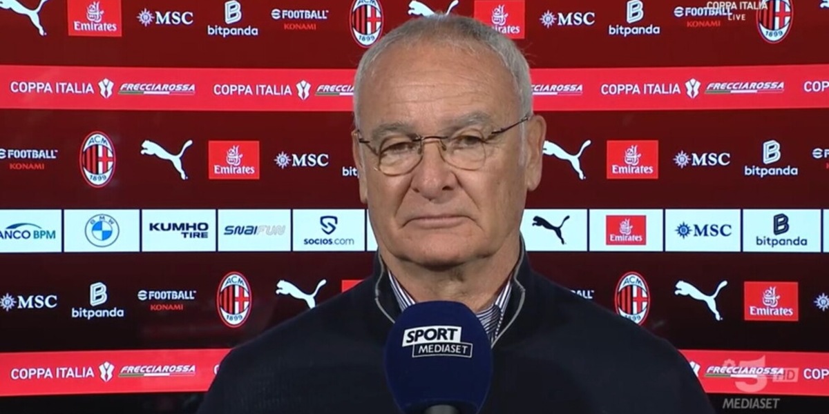 Ranieri: “Complimenti al Milan, non rimprovero nulla ai miei ragazzi"