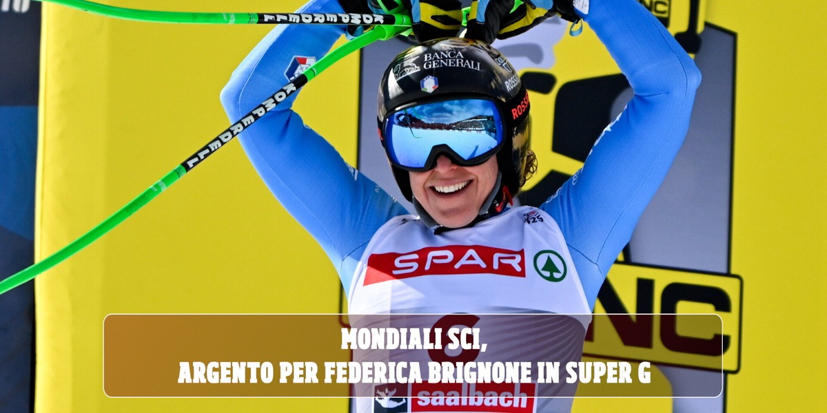 Mondiali Sci, argento per Federica Brignone in Super G