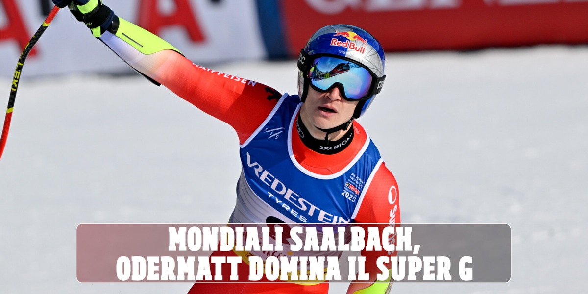 Mondiali di Sci, Odermatt domina il Super G