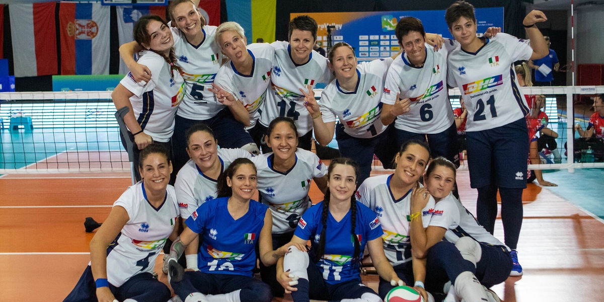 La nazionale di femminile di sitting in raduno al Centro Pavesi