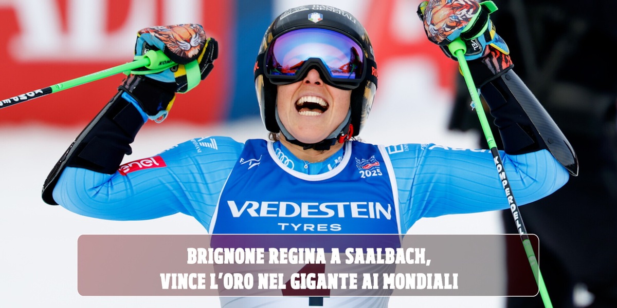 Brignone regina, vince l'oro ai Mondiali di sci