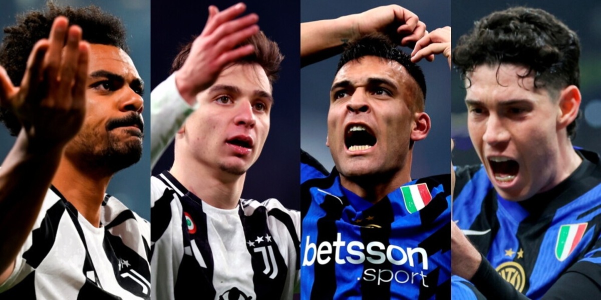 Juve-Inter, le formazioni ufficiali di Motta e Inzaghi