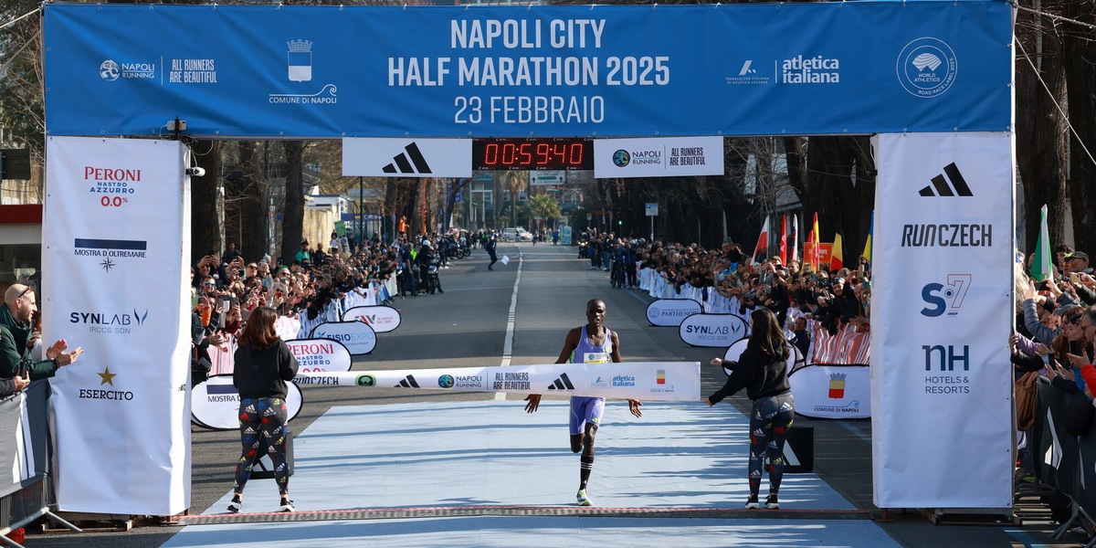 Napoli City Half Marathon, vincono i keniani Wafula e Cherotich