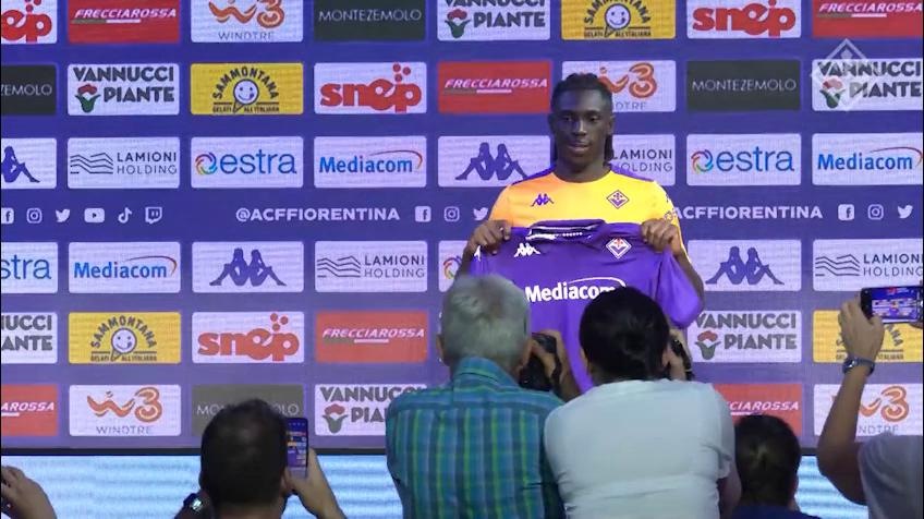Fiorentina, Kean dimesso dall'ospedale