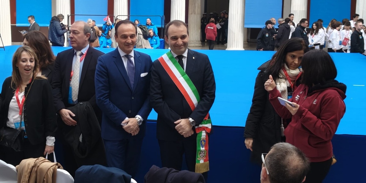 Alberto Cirio e Stefano Lo Russo allo Zappeion Megaron di Atene