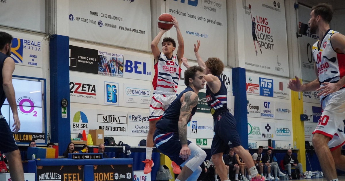 Collegno lotta con cuore e grinta, ma all'overtime passa Cecina