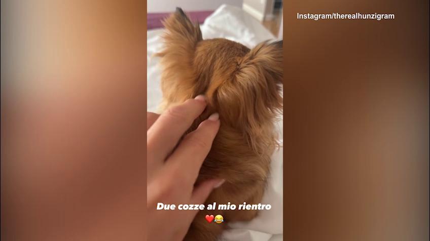 Michelle Hunziker, dolce ritorno a casa