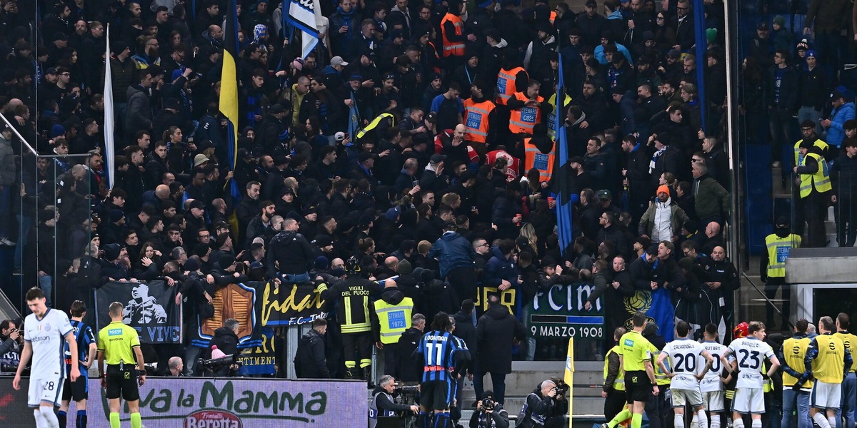 Malore al tifoso e gol Inter: dopo l'Udinese succede anche all'Atalanta