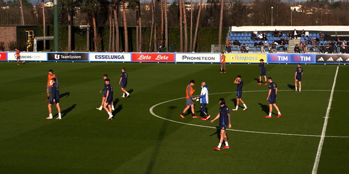Gli Azzurri di Spalletti si allenano ad Appiano Gentile in vista della Germania