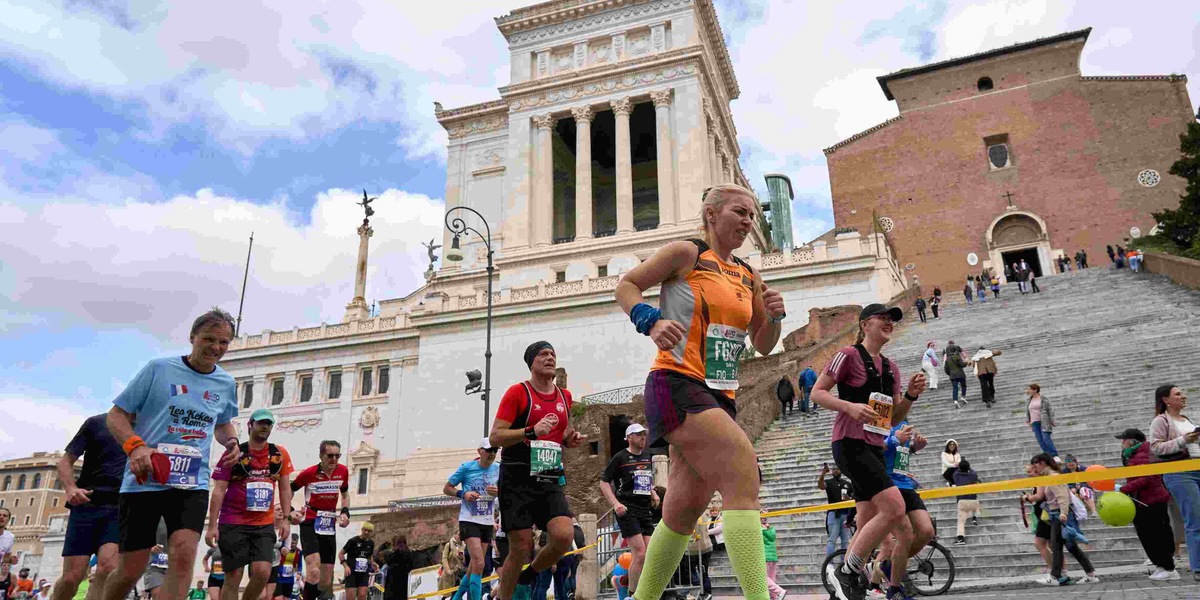 Maratona di Roma, un museo a cielo aperto