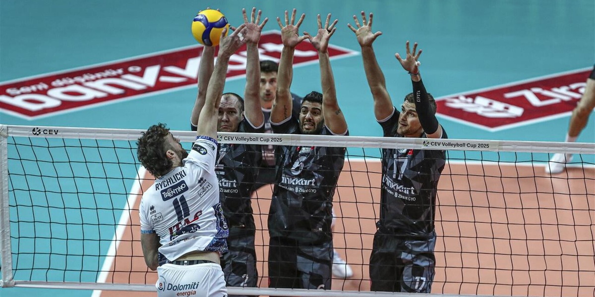 Cev Cup: Trento ko in Turchia, in finale va lo Ziraat