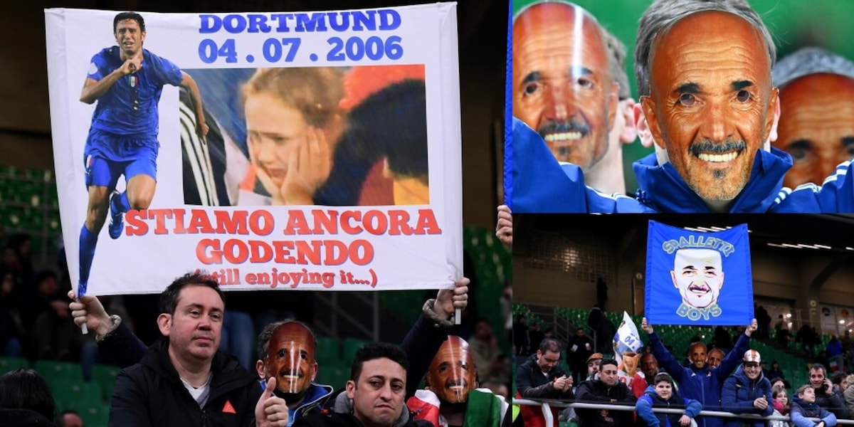 Italia-Germania, i tifosi azzurri ricordano la vittoria del 2006