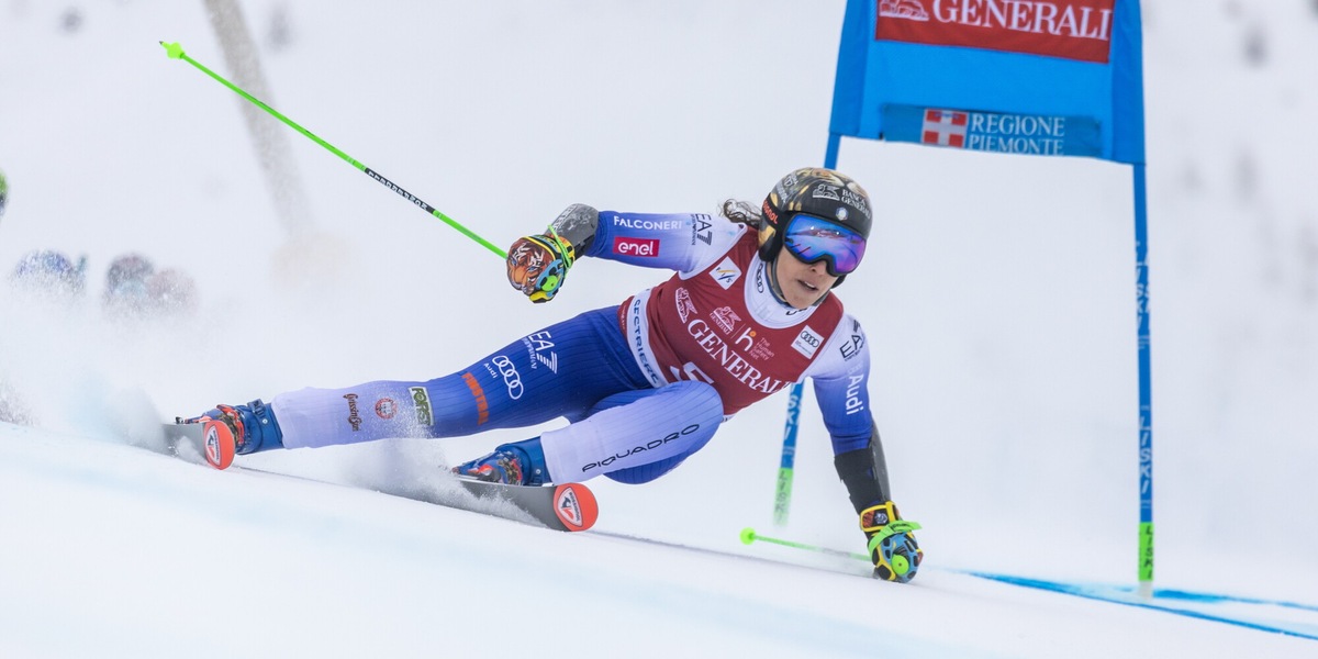 Federica Brignone all'ultimo ballo