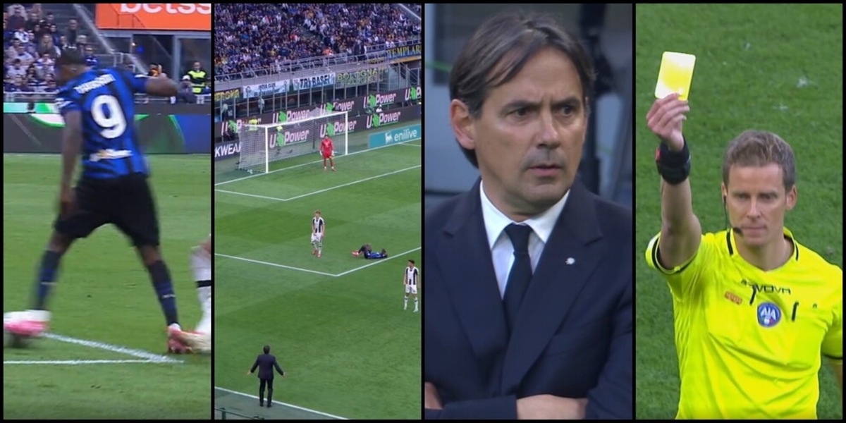 Inzaghi incredulo: protesta dieci metri fuori dall'area tecnica, ammonito e poi rosso!