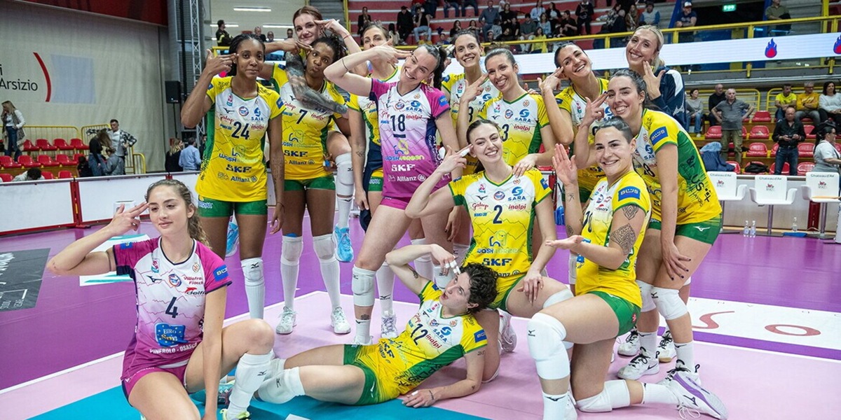 Una grande Wash4Green festeggia il passaggio del turno con la vittoria su Busto Arsizio