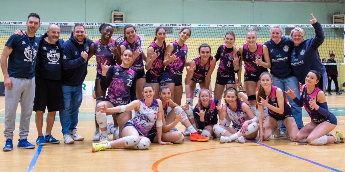 MTS Tecnicaer Santena vince il derby contro il Volley Parella