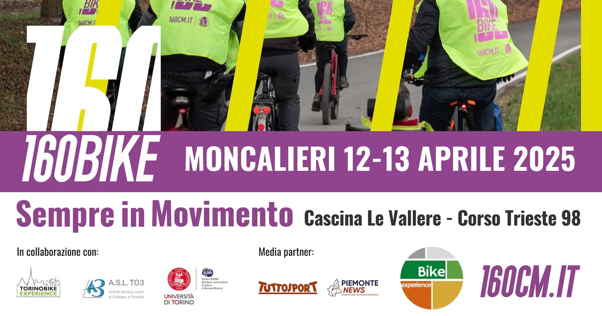 160Bike: 2 appuntamenti in bicicletta