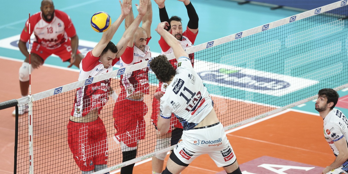 Play Off: Trento trema ma vince Gara 1 con Piacenza