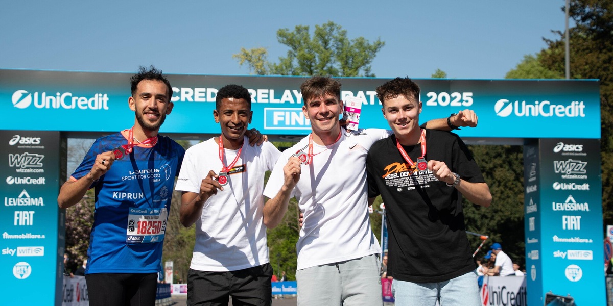 Fondazione Laureus Italia ha corso la Relay Milano Marathon
