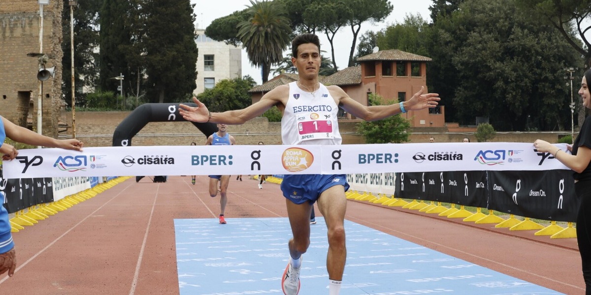 Infinito Daniele Meucci: vince anche la Roma Appia Run