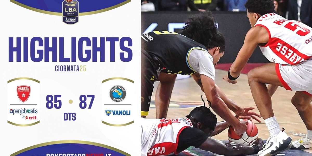 Openjobmetis Varese – Vanoli Basket Cremona | Serie A Unipol 2024/25
