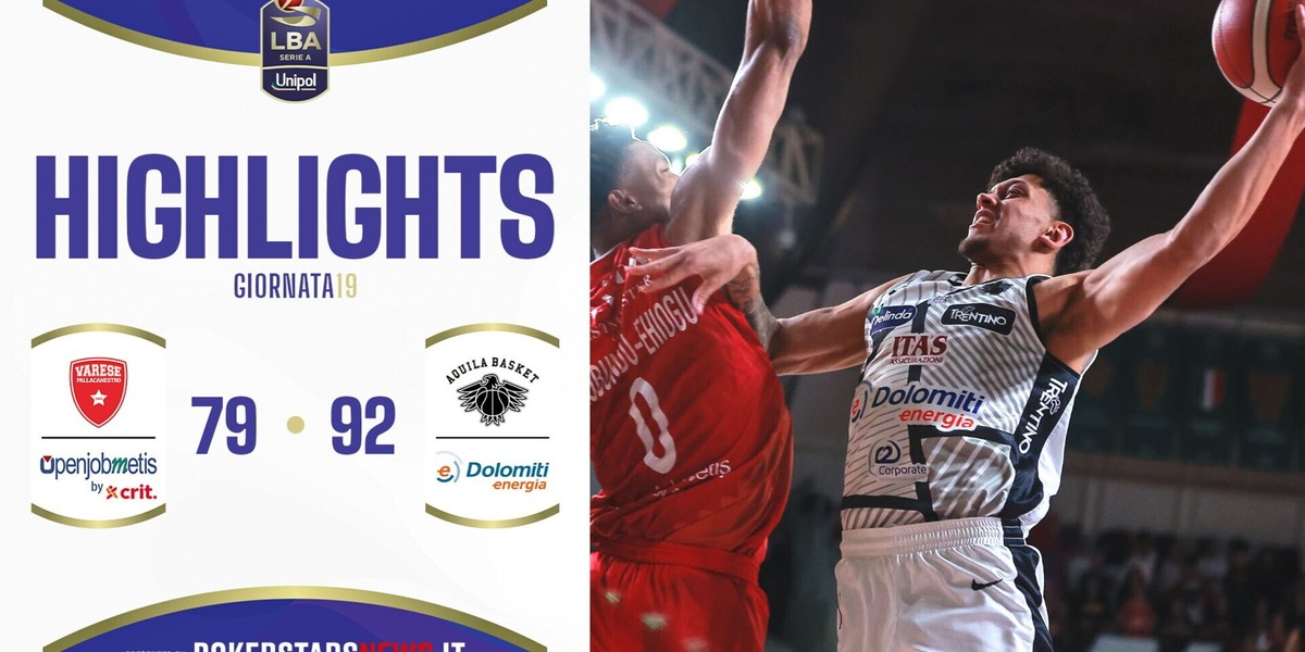 Openjobmetis Varese – Dolomiti Energia Trentino | Serie A Unipol 2024/25