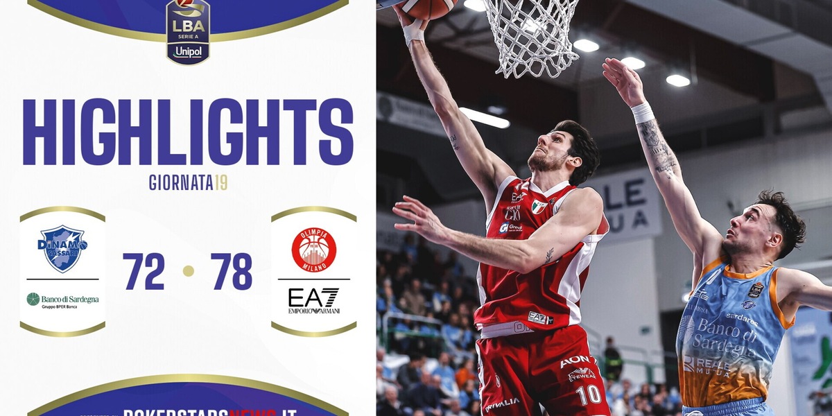 Banco di Sardegna Sassari - EA7 Emporio Armani Milano | Serie A Unipol 2024/25