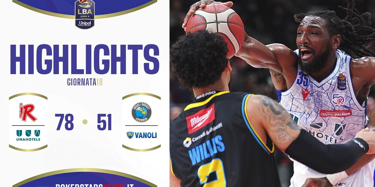 UNAHOTELS Reggio Emilia - Vanoli Basket Cremona | Serie A Unipol 2024/25