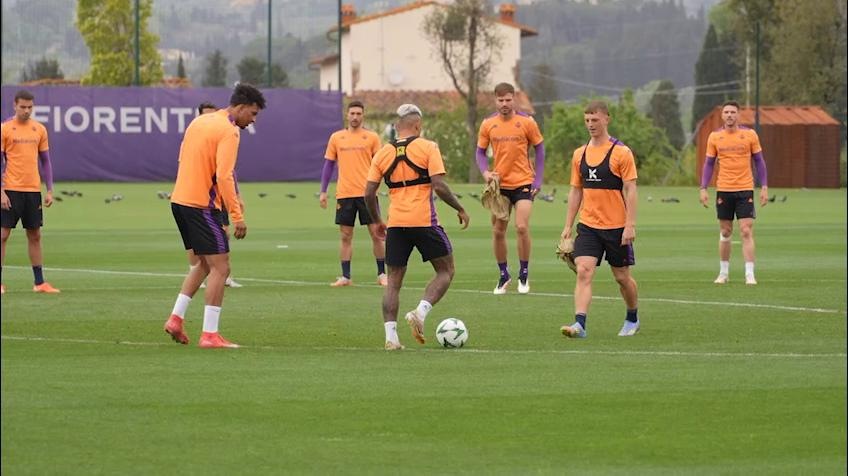 Fiorentina, grande intensità nel torello