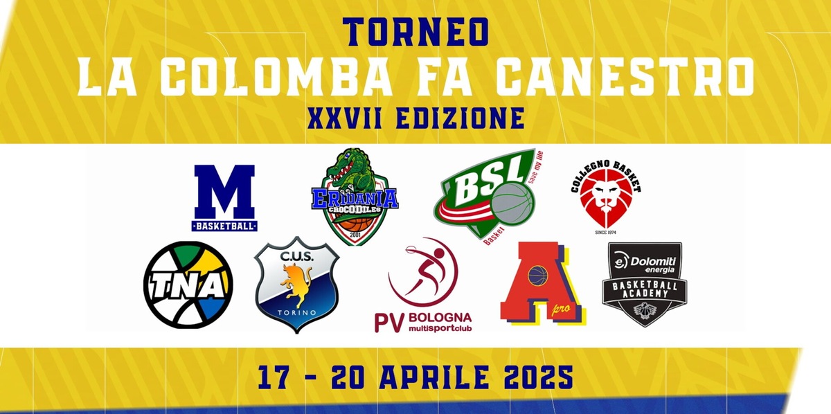 Moncalieri Basketball: al via la XXVII edizione de “La Colomba Fa Canestro”