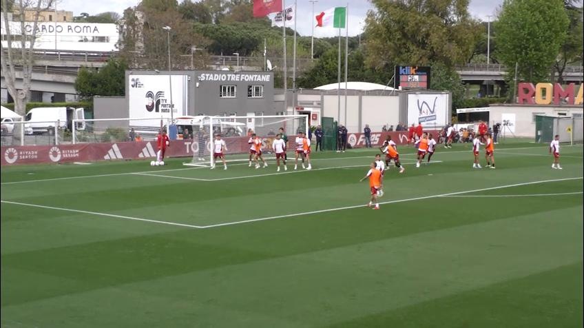 Roma, tre gol nella partitella