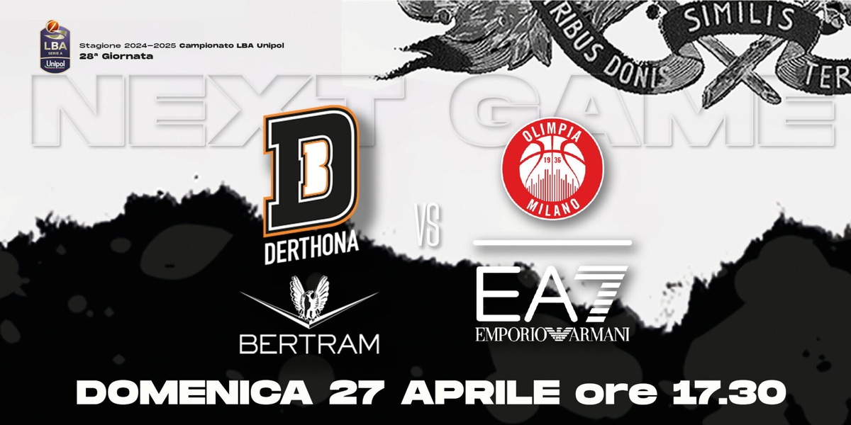 Bertram Derthona: domani l’apertura della biglietteria per il big match contro Milano